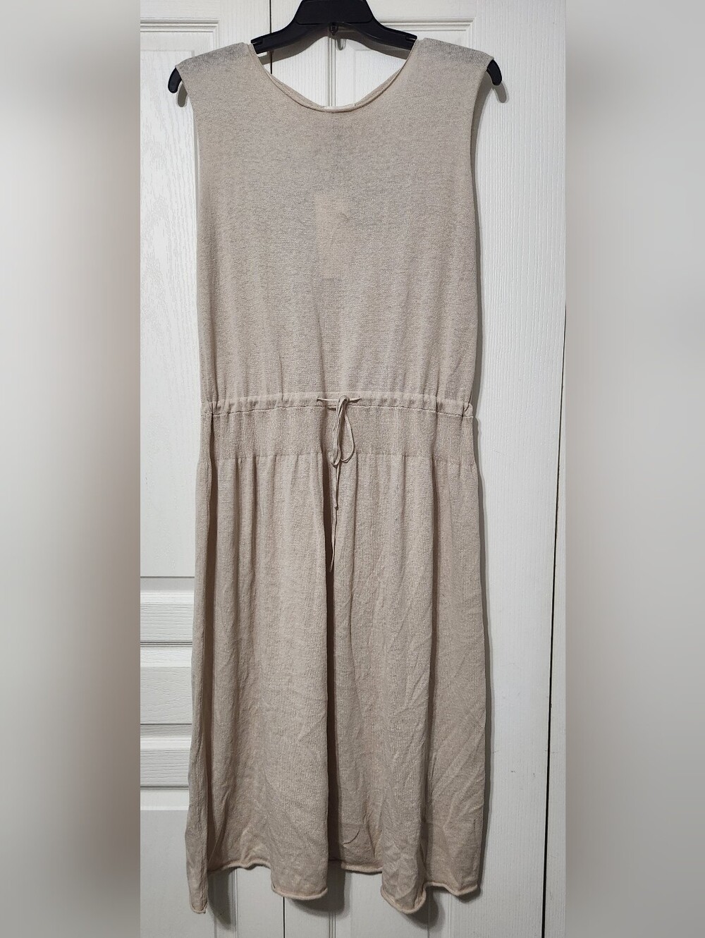 NWT A. Ren Sleeveless Drawstring Midi Dress. Size M